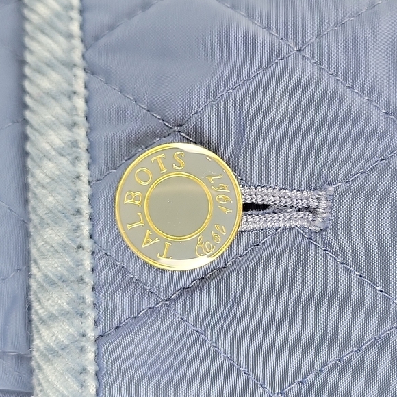 ❤️ Talbot's light blue quilted vest size 1XP - Picture 10 of 11